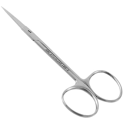 Tesoura Cirúrgica Íris ou Gengiva ABC Reta 12cm - unidade Tesoura Cirúrgica Íris ou Gengiva ABC Reta 12cm - unidade