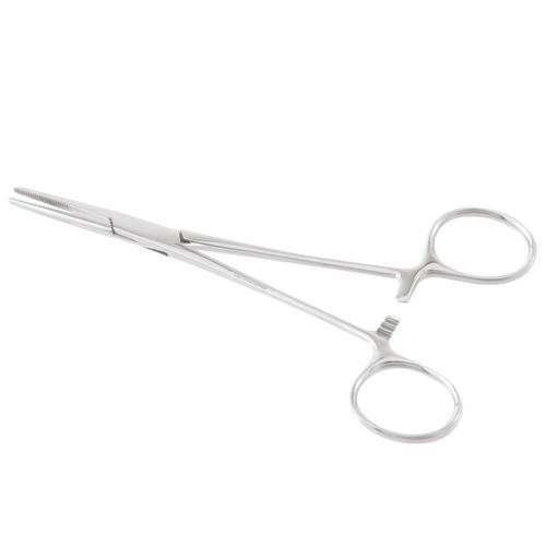 Pinça Kelly em Aço Inoxidável ABC - Reta - 16cm Pinça Kelly em Aço Inoxidável ABC - Reta - 16cm