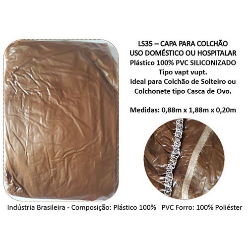 Capa Protetora para Colchão Solteiro Diamante Elástico 188X88X20cm - unidade Capa Protetora para Colchão Solteiro Diamante Elástico 188X88X20cm - unidade