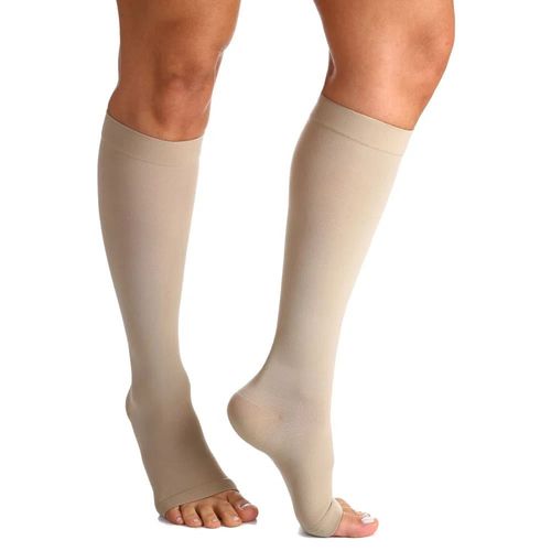Meia 3/4 Select Comfort Premium 30-40mmHg Natural Aberta P1 Meia 3/4 Select Comfort Premium 30-40mmHg Natural Aberta P1