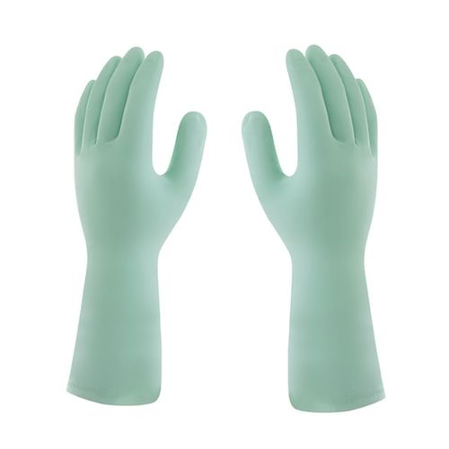 Luva de Látex Forrada Multiúso Mucambo PRO 250 - Verde - Tamanho 7M