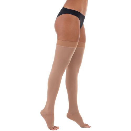 Meia 7/8 Comfortline Venosan - 20-30mmHg - Aberta - Bege - Longa - Tamanho M Meia 7/8 Comfortline Venosan - 20-30mmHg - Aberta - Bege - Longa - Tamanho M