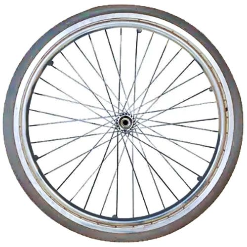 Roda Aro 24 em Alumínio com Pneu para Cadeira de Rodas Agile - unidade Roda Aro 24 em Alumínio com Pneu para Cadeira de Rodas Agile - unidade
