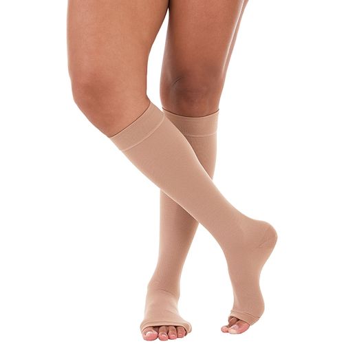 Meia 3/4 Comfortline Cotton Venosan - Bege - 30-40mmHg - Longa - M Meia 3/4 Comfortline Cotton Venosan - Bege - 30-40mmHg - Longa - M