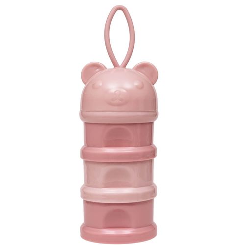 Potes Empilhaveis Para Leite Em Po E Snack Rosa - Buba Potes Empilhaveis Para Leite Em Po E Snack Rosa - Buba