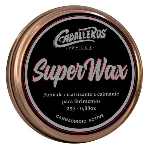 SuperWax - Pomada Cicatrizante e Calmante Para Ferimentos 25g Caballeros