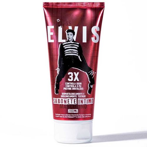 Sabonete Íntimo Masculino Elvis Presley Combate Maus Odores 200mL Viking Sabonete Íntimo Masculino Elvis Presley Combate Maus Odores 200mL Viking