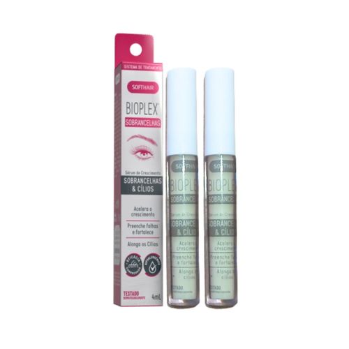 2 Serum Para Crescer Cilios Sombrancelha Bioplex Tratamento