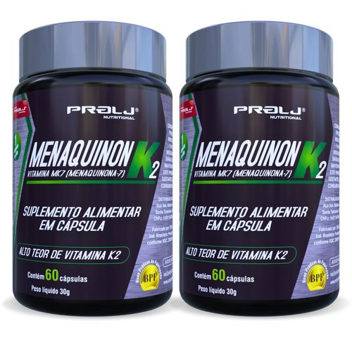 MENAQUINON K2 MK7 60 CÁPSULAS - KIT 2 MENAQUINON K2 MK7 60 CÁPSULAS - KIT 2