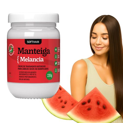 Creme De Cabelo Mascara Melancia Ultra Hidratação E Cheiro Incrível