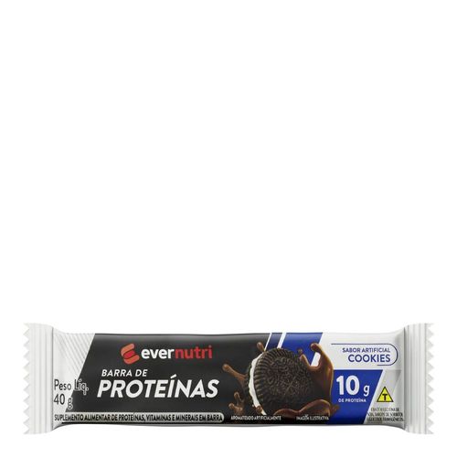 Kit Barra De Proteína Ever Nutri Cookies 40g 12 Unidades
