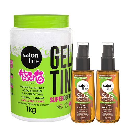 935390314---Kit-Salon-Line-Gelatina--To-De-Cacho-Super-Definicao-1kg---2-oleo-De-Coco-SOS-Cachos-42ml