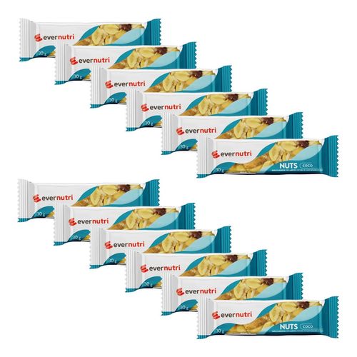 Kit-Barra-De-Nuts-Ever-Nutri-Coco-30g-12-Unidades