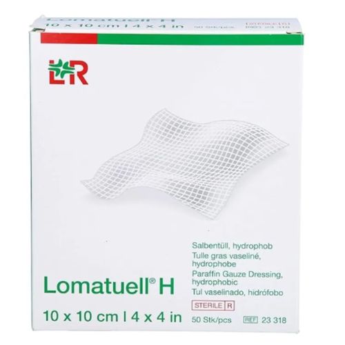 Lomatuell H Cobertura de Gaze Parafinada 10X10cm (unidade) - Lohmann & Rauscher Lomatuell H Cobertura de Gaze Parafinada 10X10cm (unidade) - Lohmann & Rauscher