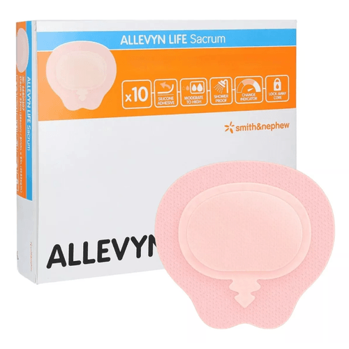 Curativo Allevyn Life Sacrum com Espuma 17,2cm X 17,5cm - Smith&Nephew Curativo Allevyn Life Sacrum com Espuma 17,2cm X 17,5cm - Smith&Nephew