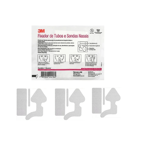 Fixador de Tubos e Sondas Nasais (caixa com 100 unidades)  - 3M