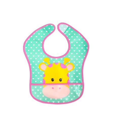 Babador Impermeável com Bolso Animal Fun Girafa - Buba Babador Impermeável com Bolso Animal Fun Girafa - Buba