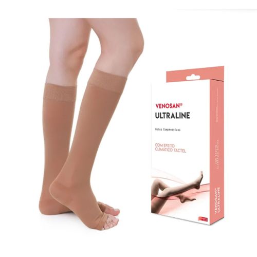 Meia de Compressão Ultraline 4000 20-30 mmHg 3/4 AD Panturrilha bege - Venosan P Meia de Compressão Ultraline 4000 20-30 mmHg 3/4 AD Panturrilha bege - Venosan P