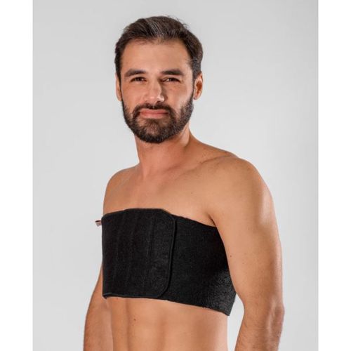 Faixa para Ginecomastia Masculina Preta Tamanho Único - Modelle Skin Faixa para Ginecomastia Masculina Preta Tamanho Único - Modelle Skin