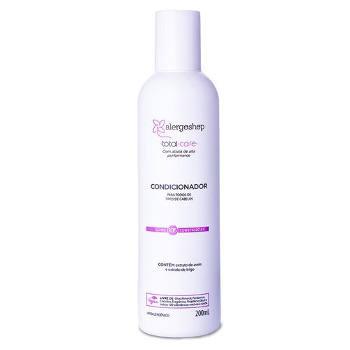 Condicionador Hipoalergênico Total Care 200ml - Alergoshop Condicionador Hipoalergênico Total Care 200ml - Alergoshop