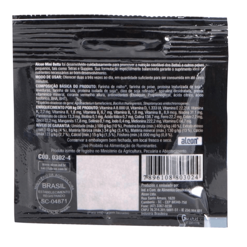Ração Alcon Mini Betta 4g