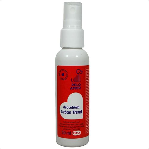 DEOCOLÔNIA URBAN TREND PELO AMOR 50ML IBASA PARA CÃES E GATOS