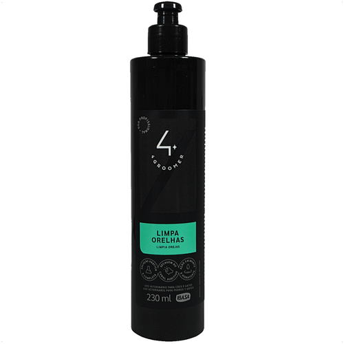 LIMPA ORELHAS 230ML 4 GROOMER PROFISSIONAL IBASA PARA CÃES E GATOS