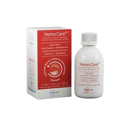 Hemo Care GP Suplemento Animal 100ml- Inovet Hemo Care GP Suplemento Animal 100ml- Inovet