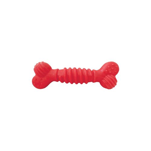 Brinquedo Osso Superbone Borracha Furacão Pet Nº1 P - Vermelho