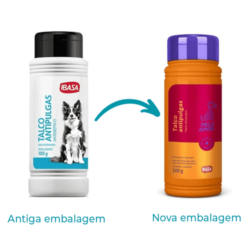 TALCO ANTIPULGAS 100G PARA CÃES IBASA TALCO ANTIPULGAS 100G PARA CÃES IBASA