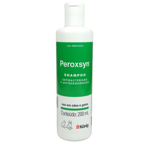 Shampoo Antibacteriano e Antisseborreico Peroxsyn König 200ml Shampoo Antibacteriano e Antisseborreico Peroxsyn König 200ml