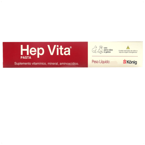 SUPLEMENTO ALIMENTAR PARA CÃES E GATOS HEP VITA 15G KONIG