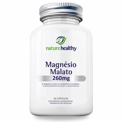 MAGNÉSIO MALATO 260MG c/ 60 NATURE HEALTHY MAGNÉSIO MALATO 260MG c/ 60 NATURE HEALTHY