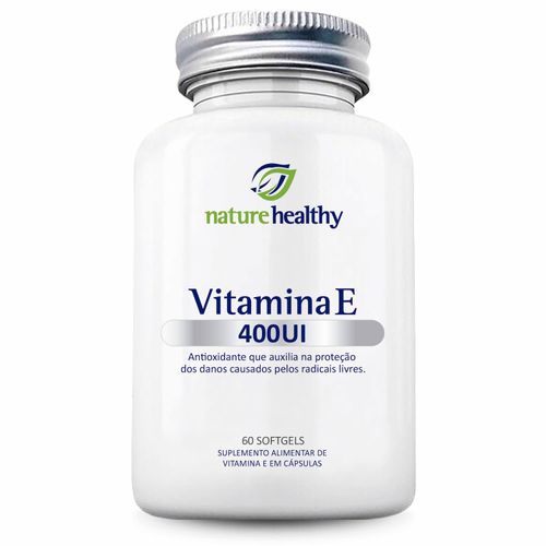 VITAMINA E 400UI c/ 60 NATURE HEALTHY VITAMINA E 400UI c/ 60 NATURE HEALTHY