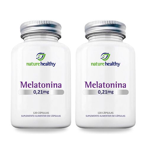 COMBO c/ 2 - MELATONINA 210MCG c/ 120 NATURE HEALTHY COMBO c/ 2 - MELATONINA 210MCG c/ 120 NATURE HEALTHY