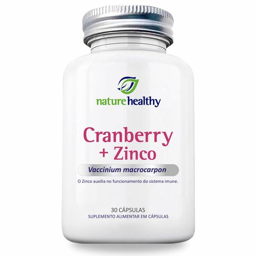 CRANBERRY EXOCYAN + ZINCO 11MG c/ 30 NATURE HEALTHY CRANBERRY EXOCYAN + ZINCO 11MG c/ 30 NATURE HEALTHY