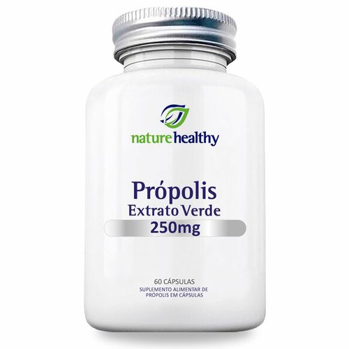 PRÓPOLIS EXTRATO VERDE 250MG c/ 60 NATURE HEALTHY PRÓPOLIS EXTRATO VERDE 250MG c/ 60 NATURE HEALTHY