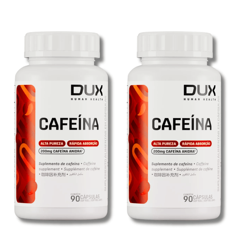 KIT 2 Cafeína Dux Nutrition 90 Cápsulas