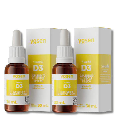 KIT 2 Vitamina D3 Ydrosolv 30ml Yosen KIT 2 Vitamina D3 Ydrosolv 30ml Yosen