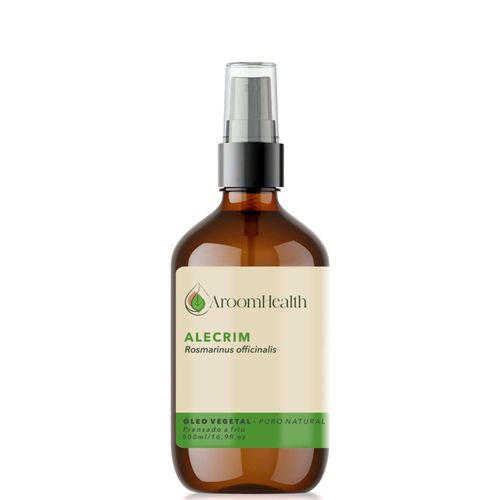 Óleo vegetal puro natural de Alecrim - 500 ml