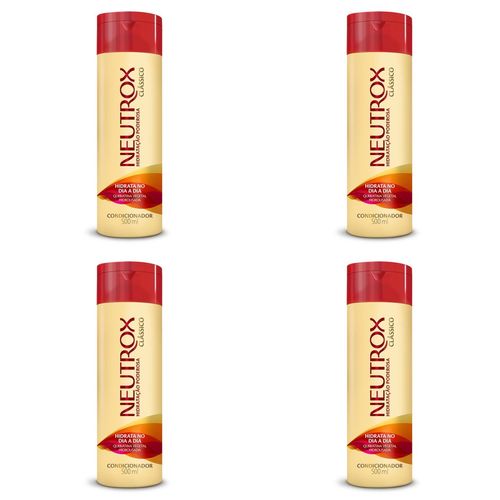 Kit c/4 Unidades de Condicionador Neutrox 500ml