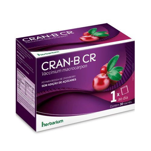 Suplemento Alimentar em Pó Cran-B CR Herbarium - 30 Sachês Suplemento Alimentar em Pó Cran-B CR Herbarium - 30 Sachês