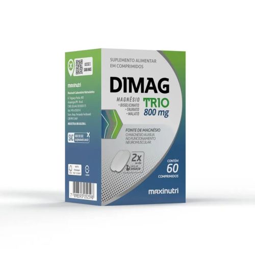 Suplemento Alimentar Dimag Trio 800mg 60 cpr Maxinutri