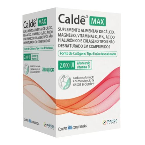 Caldê Max 2.000UI Suplemento Alimentar Marjan 60cpr