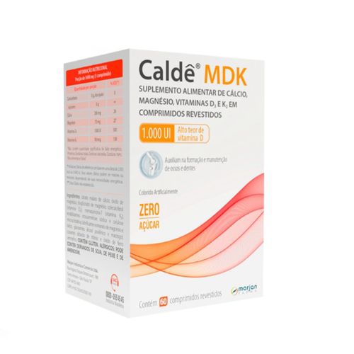 Caldê MDK 1.000UI Suplemento Alimentar Marjan 60cpr