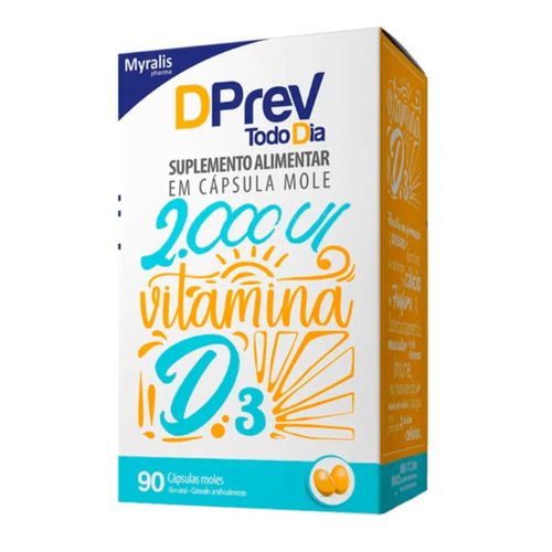 Dprev Todo dia 2.000ui Suplemento Alimentar 90cps