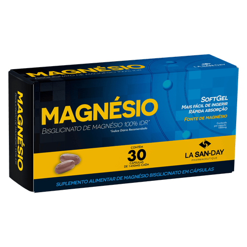 Magnésio Bisglicinato 1000mg - 30 Cápsulas
