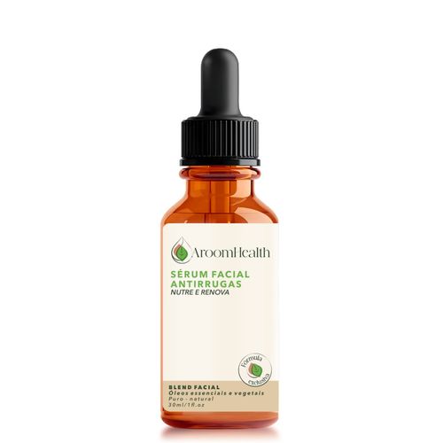 Blend de óleos faciais Antirrugas 30ml- Fórmula Exclusiva