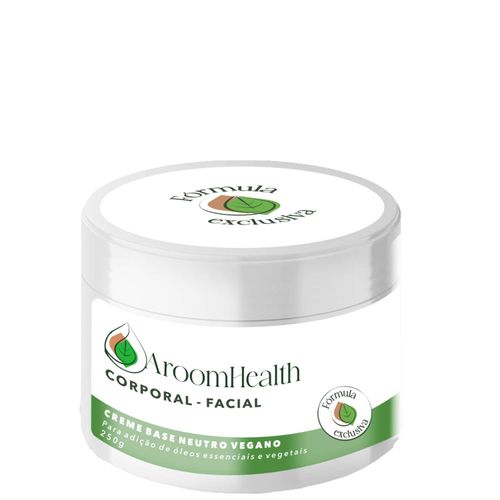 Creme base neutro vegano facial e corporal - 250 g Fórmula exclusiva Creme base neutro vegano facial e corporal - 250 g Fórmula exclusiva