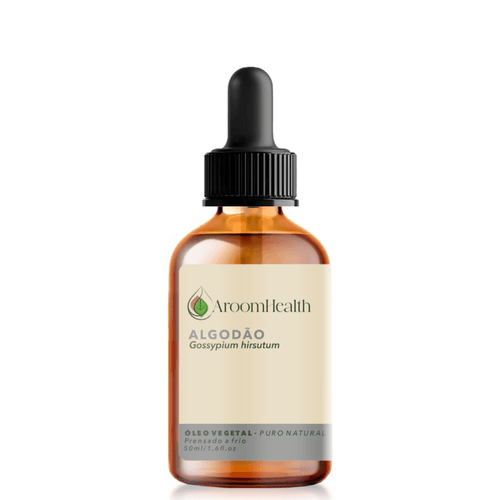 Óleo vegetal puro natural  de Algodão - 50 ml